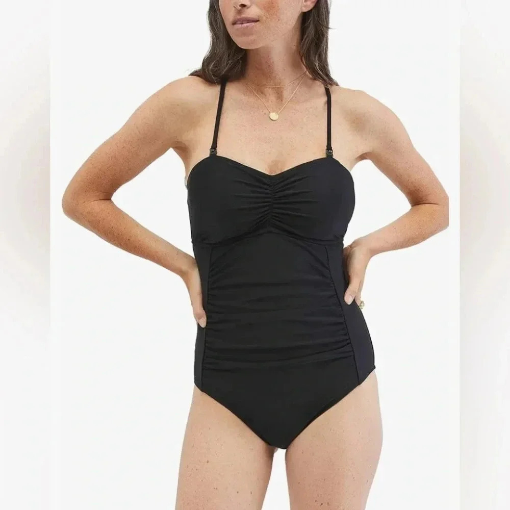 NWT Motherhood Bounceback MAMA PRIMA Post Pregnancy Compression Nursing Swimsuit